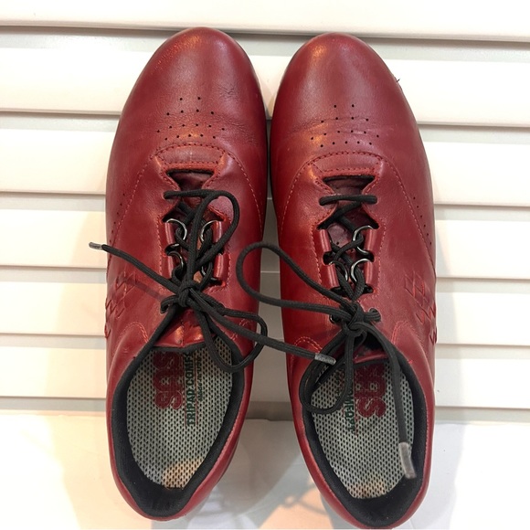 SAS Free Time Tripad Red Leather Walking Shoes Size 8.5N - Picture 8 of 8